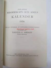 Finlands ridderskaps och adels kalender 1956 - Finlands adelskalender -aateliskalenteri