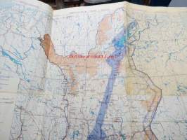 Suomi - Finland - aeronautical chart 1970 1:1 000 000