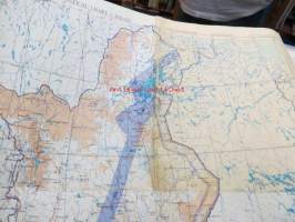 Suomi - Finland - aeronautical chart 1970 1:1 000 000