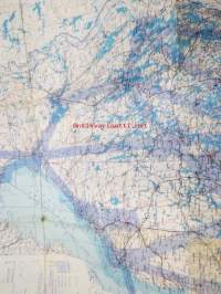Suomi - Finland - aeronautical chart 1970 1:1 000 000