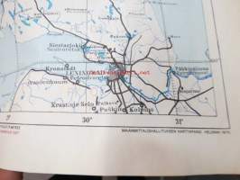Suomi - Finland - aeronautical chart 1970 1:1 000 000