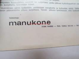 Nestekaasukattila NKL  - Manukone Oy -myyntiesite / osaluettelo / käyttöohje