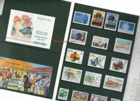Suomen postimerkit 1990 ** Vuosilajitelma Postin alkuperäispakkauksessa - postimerkki