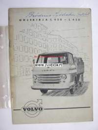 Volvo L 420 - L 430 kuorma-auto -ohjekirja