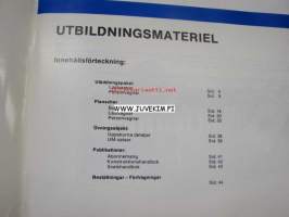 Volvo utbildnings materiel 1974 -koulutusmateriaalin esittely