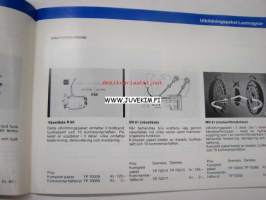 Volvo utbildnings materiel 1974 -koulutusmateriaalin esittely