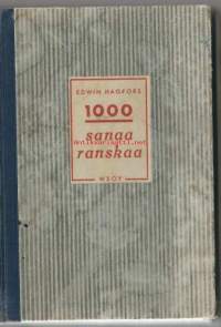 1000 sanaa ranskaa / toim. Edvin Hagfors.