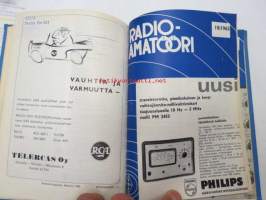 Radioamatööri 1963 sidottu vuosikerta, nr 2 kansikuva Philips-mainos - Lenita Airisto