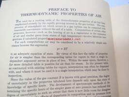 Gas Tables - Thermodynamic properties of air products of combustion and component gases - Compressible flow functions