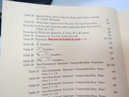 Gas Tables - Thermodynamic properties of air products of combustion and component gases - Compressible flow functions