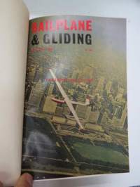 Sailplane &amp; Gliding 1966-1974 -annual volumes (does not include all volumes! -sidotut vuosikerrat yhtenä nidoksena - ei sisällä kaikki lehtiä!