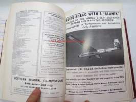 Sailplane &amp; Gliding 1966-1974 -annual volumes (does not include all volumes! -sidotut vuosikerrat yhtenä nidoksena - ei sisällä kaikki lehtiä!