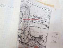 Lahden Hiihtoseura vuosina 1947-1956 -alkuperäinen  käsikirjoitus + erilaisia dokumentteja, laatinut Juhani Pyykkö