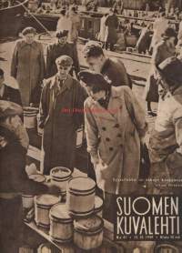 Suomen Kuvalehti 1949 nr 41 / kansi syyssilakkaa, saksa vai englanti?, Talvisodasta 10 v, miten invalidit tulevat toimeen, tuleeko baseball Suomeen, perhekasvatus,