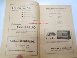 Salpausselän hiihdot Lahdessa 26-27.2.1944 -hiihtokilpailujen käsiohjelma