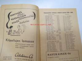 Salpausselän hiihdot Lahdessa 26-27.2.1944 -hiihtokilpailujen käsiohjelma
