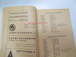 Salpausselän hiihdot Lahdessa 26-27.2.1944 -hiihtokilpailujen käsiohjelma