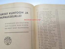 Salpausselän hiihdot Lahdessa 26-27.2.1944 -hiihtokilpailujen käsiohjelma