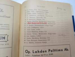 Salpausselän hiihdot Lahdessa 26-27.2.1944 -hiihtokilpailujen käsiohjelma