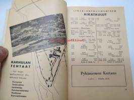 Salpausselän hiihdot Lahdessa 8-9.3.1947 -hiihtokilpailujen käsiohjelma