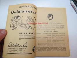 Salpausselän hiihdot Lahdessa 26-27.2.1949 -hiihtokilpailujen käsiohjelma