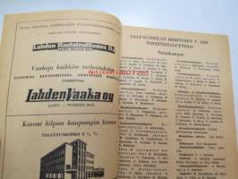 Salpausselän hiihdot Lahdessa 26-27.2.1949 -hiihtokilpailujen käsiohjelma