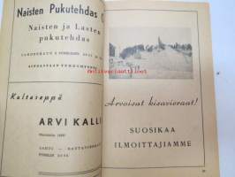 Salpausselän hiihdot Lahdessa 26-27.2.1949 -hiihtokilpailujen käsiohjelma