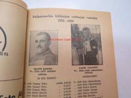 Salpausselän hiihdot Lahdessa 26-27.2.1949 -hiihtokilpailujen käsiohjelma