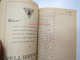 Salpausselän hiihdot Lahdessa 26-27.2.1949 -hiihtokilpailujen käsiohjelma