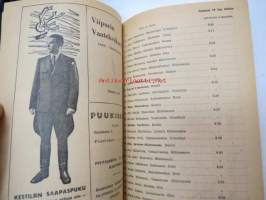 Salpausselän hiihdot Lahdessa 26-27.2.1949 -hiihtokilpailujen käsiohjelma