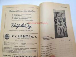 Salpausselän hiihdot Lahdessa 26-27.2.1949 -hiihtokilpailujen käsiohjelma