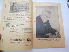 Lahden Hiihtoseuran 30-vuotis juhlajulkaisu / Salpausselän hiihdot Lahdessa 8.-9.3.1952 -ohjelma sekä historiikki (jonka kirjoittanut Toivo Tarvainen)