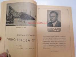 Lahden Hiihtoseuran 30-vuotis juhlajulkaisu / Salpausselän hiihdot Lahdessa 8.-9.3.1952 -ohjelma sekä historiikki (jonka kirjoittanut Toivo Tarvainen)