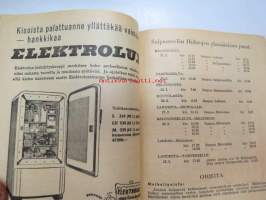 Salpausselän hiihdot Lahdessa 27-28.2.1954 -hiihtokilpailujen käsiohjelma