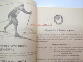 Salpausselän hiihdot Lahdessa 26-27.2.1955 -hiihtokilpailujen käsiohjelma