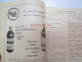 Salpausselän hiihdot Lahdessa 26-27.2.1955 -hiihtokilpailujen käsiohjelma