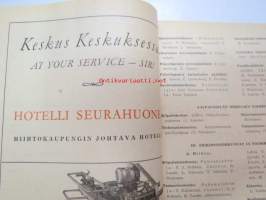 Salpausselän hiihdot Lahdessa 26-27.2.1955 -hiihtokilpailujen käsiohjelma