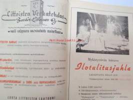 Salpausselän hiihdot Lahdessa 26-27.2.1955 -hiihtokilpailujen käsiohjelma