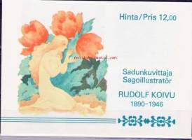Postimerkkivihko V14 1990 ** -  Rudolf Koivu,  LAPE 1111-1116