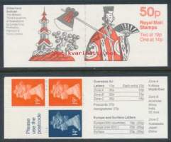 Iso-Britannia/Englanti: Postituore käyttömerkkivihko 50p FB53 **.  Mikado.  FB53 Gilbert &amp; Sullivan 3.  The Mikado. Kansi kivaa käyttötaidetta.