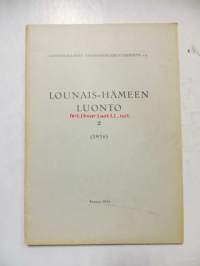 Lounais-Hämeen luonto 2 (1956)