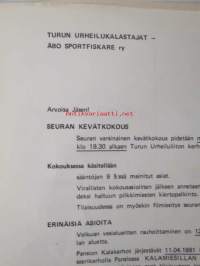 Turun Urheilukalastajat - Åbo Sportfiskare ry 1951-1981
