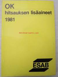 OK hitsauksen lisäaineet 1981