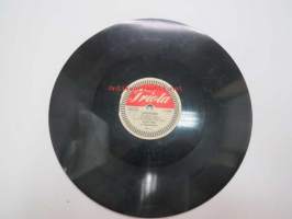 Triola T 4210 Olavi Virta - Taikatango / Kaksi ruusua -savikiekkoäänilevy, 78 rpm