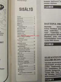 MP 1 lehti 1982 nr 5 -Moottoripyörälehti, katso sisältö kuvista tarkemmin.
