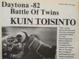 MP 1 lehti 1982 nr 5 -Moottoripyörälehti, katso sisältö kuvista tarkemmin.
