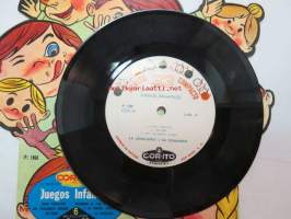 Corito CCF-16 - Juegos Infantiles; Juan Pirulero, Asi palmadas damos, Acitron, Mambry se fue a la guerra, A la rueda jugaremos, La maquina - 1968 -single-levy,