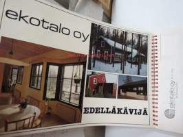 Ekotalot - valmistalojen / talopakettien esittelykirja