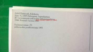 Jalkaväenkenraali Adolf Ehnrooth- postikortti (kulkematon)