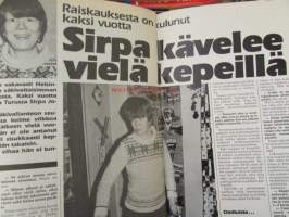 Alibi 1982 nr 12 -sis. mm; Sirpa Joronen, Christina Backman, katso sisältö kuvista tarkemmin.